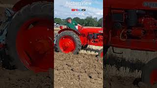 Nuffield Tractor Ploughing [upl. by Aibat615]