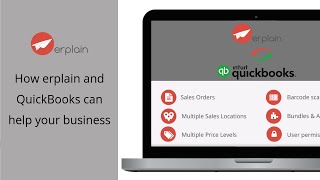 How erplain and QuickBooks can help your business  erplain [upl. by Nonnahs]