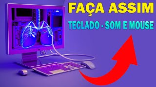 RESOLVIDO  TECLADO MOUSE OU SOM BUGADO  DESCONFIGURADO [upl. by Aehtrod]