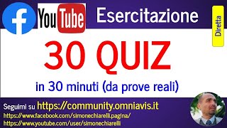 Simulazione di concorso con 30 QUIZ 742022 [upl. by Syned982]