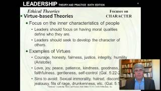 Leadership Ethics Northouse 6e Chpt 16 [upl. by Jase]