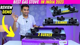 Best gas stove in India 2023 🔥 Blow hot gas stove sapphire manual 2 burner  3 burner  4 burner [upl. by Steinke]