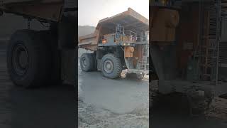 Dump Truck Bouncing on Rocky Road 240 Tons XCMG bounces on a rough road due to the water [upl. by Koren]