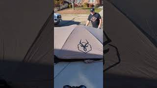 Assembling Gazelle Gazebo for Camping  RV travel camping rv tent assembly [upl. by Immas]