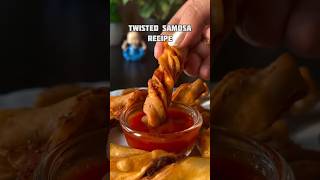 Twisted samosa recipe 😋😍❤️food foodie recipe viralvideo shorts [upl. by Nosmas]