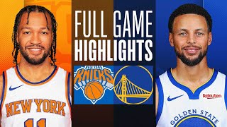 KNICKS at WARRIORS  FULL GAME HIGHLIGHTS  March 18 2024 [upl. by Htir]