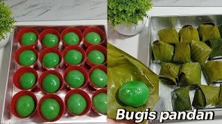 KUE BUGIS PANDAN 1000AN  HASILNYA KENYAL ANTI LENGKET COCOK UNTUK ISIAN SNACK BOX [upl. by Harrison]