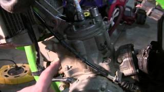 2000 KX125 Part 5  Removing Cylinder Head [upl. by Purpura951]