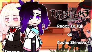 •Diabolik lovers react to Yui as Kocho Shinobu•EspañolEnglish [upl. by Eisoj]