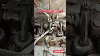 valve adjustment car mechanic tutorial valve adjustment TjAutoCare shorts automobile [upl. by Persons]