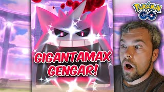 Gigantamax Gengar is WAY EASIER Shiny Gmax Gengar Hunt Pokémon GO Halloween [upl. by Barnum198]