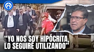 Ricardo Monreal se justifica por uso de helicóptero privado “Lo uso para emergencias” [upl. by Kegan]