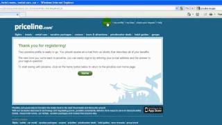 Priceline Part 1  Registering with Priceline [upl. by Lysander385]