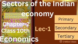 Sectors of Indian economy class 10th Economics Social science Ncert CBSE board Lecture1 [upl. by Neenaej]