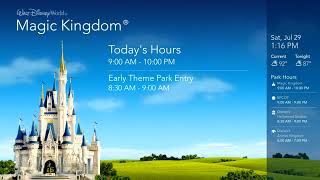 Disney Resort TV  WDW Today Channel July 2023 [upl. by Aiekam]