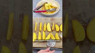 Garlic Roasted Potato Wedges Recipe by Soeos [upl. by Tuckie]