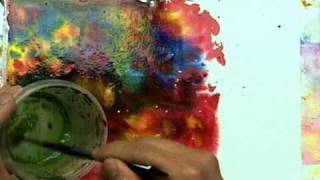 How To Construct a Watercolor Paper Jewelry Pendant video 1 [upl. by Thad545]