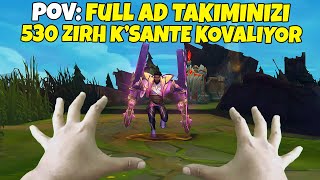 Sezon 14 Full Tank KSante VS Full AD Takım  quotHem Tank Hem Top Damagequot 😎  Valiant [upl. by Anilave148]