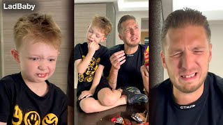 Father amp Son hilarious reaction to Australian Snacks 🇦🇺🍭 [upl. by Annaik]