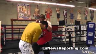 Marcos Maidana vs Josesito Lopez Maidana Working out [upl. by Clive]