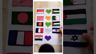 فلسطين✔️ اسرائیل❌ فلسطين رسم اكسبلور palestine youtubeshorts trending shortvideo makeup art [upl. by Anuahs]