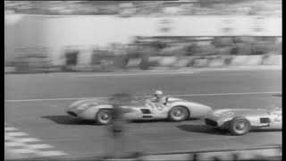 F1 1955 Grand Prix Monza  Highlights [upl. by Nahgaem]