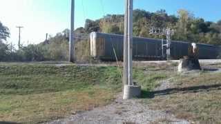 Norfolk Southern Autoracks through St Charles MO [upl. by Truda244]