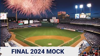 Final Full 2024 MLB Mock Draft Going 64 Picks Deep Discussing Sleepers and Hot Rumors on Draft Day [upl. by Iyre]