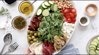 How To Make An Antipasto Salad Platter [upl. by Ennovahs]