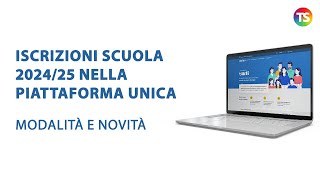 Iscrizioni scuola 202425 nella piattaforma unica modalità e novità [upl. by Earazed]