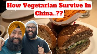 Exploring Chinas Best 😇 Vegetarian Food 😇 Options [upl. by Roswald753]