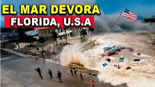 Devastación en Florida USA Así quedaron estos lugares tras el poderoso Huracan Helene CAT4 [upl. by Kire]