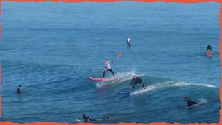 Sup surfing con Starboard Long Sup 2024 [upl. by Harhay]