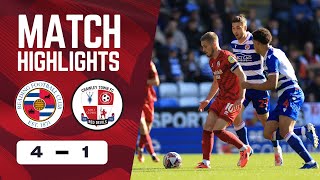 HIGHLIGHTS  Reading v Crawley Town [upl. by Nassir]