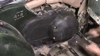 How to do CVT Maintenance  Belt Slip Repair on 2006 Yamaha Grizzly 660 [upl. by Maccarthy]