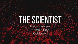 The Scientist  Coldplay  Piano Karaoke  Female Key  KADVph [upl. by Notslah]