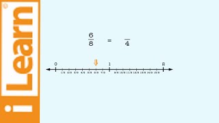 Equivalent Fractions Rewriting With Smaller Denominator  Fast And Easy Math Learning Videos [upl. by Kakalina]