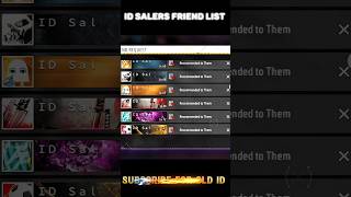 ID SALERS FRIEND REQUEST OLD PLAYERS 🥺 freefire subscribe [upl. by Soluk]