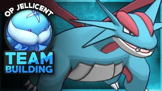 Salamence Sun and Moon Team Builder Pokemon Showdown OU Team Building WOPJellicent Smogon OU [upl. by Ennaj514]