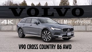 2022 Volvo V90 B6 AWD Cross Country Review  As Lovable As A Swedish Hippie [upl. by Atiuqehs157]