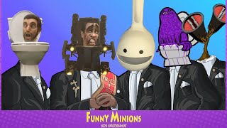 Siren Head and Skibidi Toilet amp Otamatone and Grimace Shake  Coffin Dance Meme COVER [upl. by Rehpotsrhc575]