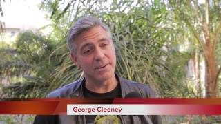 George Clooney Interview HFPA Exclusive [upl. by Sirtaeb]