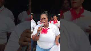 Foodland staff singing their parang song 🎶 🇬🇩🇬🇩 [upl. by Harwin]