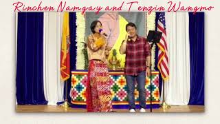 Tenzin Wangmo amp Rinchen Namgay  Bhutanese Song  Bhutan 🇧🇹 [upl. by Eluj648]