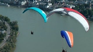 Gleitschirmfliegen am Boppard [upl. by Patterson]