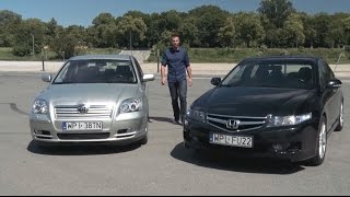 Używane bez ryzyka Toyota Avensis II kontra Honda Accord VII [upl. by Noisla]