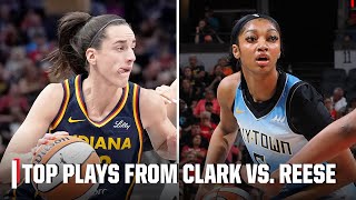 Caitlin Clark vs Angel Reese 🍿 Highlights from SkyFever  WNBA on ESPN [upl. by Adnoel]