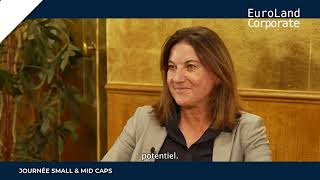 Interview Catherine Nini Président du Directoire de Bourse Direct par Euroland Corporate [upl. by Egas266]