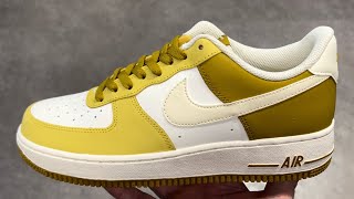 Nike Air Force 1 Low Bronzine Saturn Gold Shoes [upl. by Merissa]