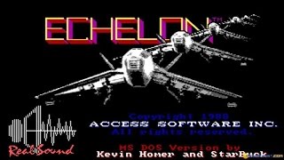 Echelon gameplay PC Game 1987 [upl. by Glaser705]